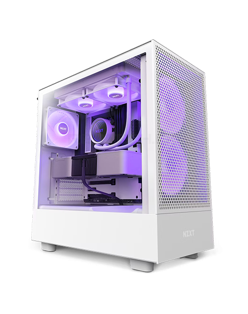 NZXT H5 (2023) Flow RGB Edition ATX Mid Tower White Case